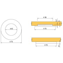 Bailen bodové světlo - studená bílá
