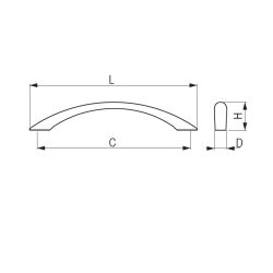 madlo Piombina, staroměď tmavá