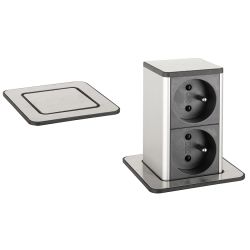 Elektrická zásuvka Strong PowerUp vysouvací, 2x 230V