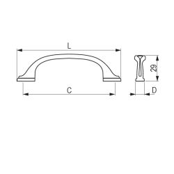 madlo Tomo, starocín broušený