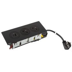 Legrand Disq‘In, 2x 230 V + 1x USB A / C
