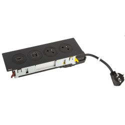 Legrand Disq‘In, 2x 230 V + 1x USB A / C + 1x HDMI