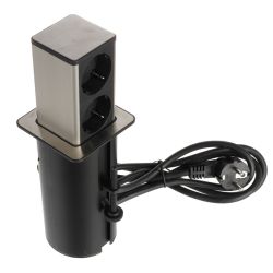 Riex výsuvná zásuvka 2x 230 V