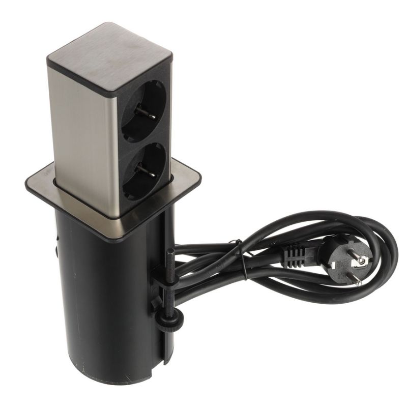 Riex výsuvná zásuvka 2x 230 V