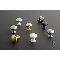 knopka Jota, lesklý chrom