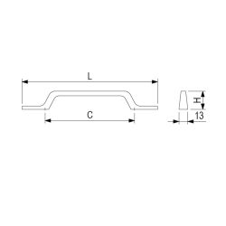 madlo Mount, broušený nikl