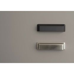 úchytka mušle Bold, černá matná