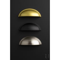 úchytka mušle Loka, zlatá matná