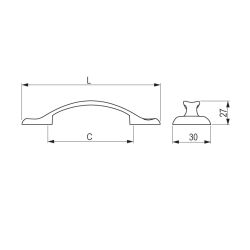 úchytka Viaggio, efekt hrdze