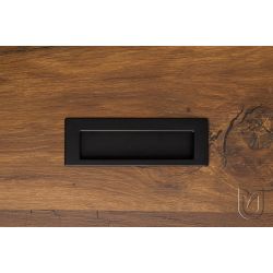 zápustná úchytka Shellby, černá matná