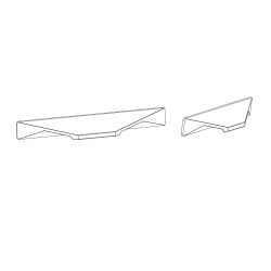 profilová úchytka Zoid, imitace nerez