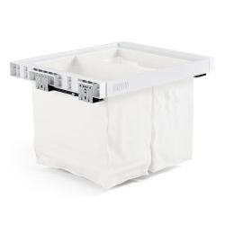 Koš na prádlo s pytlem WB-676, bílý