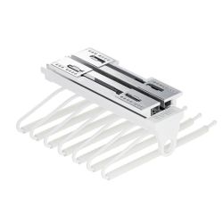 Výsuvný věšák na kalhoty, WB-670 350mm, bílý