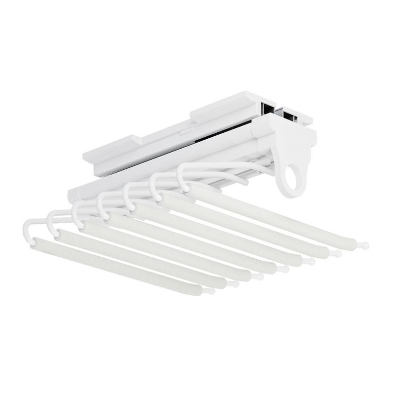 Výsuvný věšák na kalhoty, WB-670 350mm, bílý