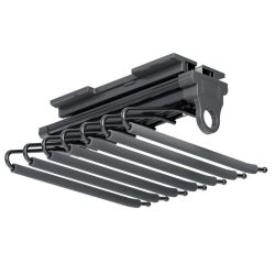 Výsuvný věšák na kalhoty, WB-670 350mm, antracit