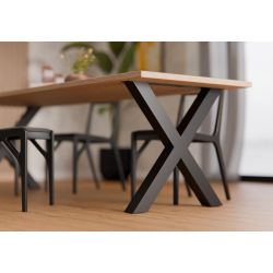 Stolní podnož DN-974, 80x80, černá matná