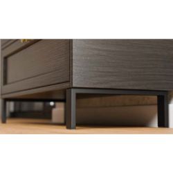 Nábytková noha DN-809, 40x15, černá matná