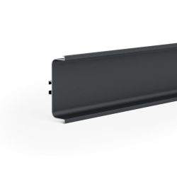 Gola vodorovný C profil – 3000 mm, černá matná