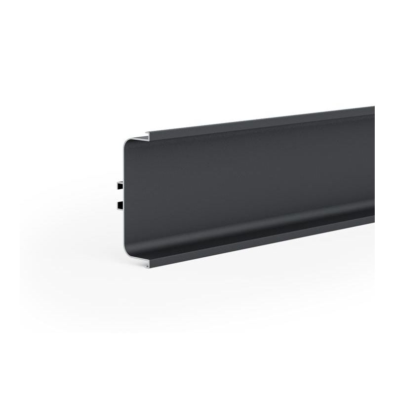 Gola vodorovný C profil – 3000 mm, černá matná