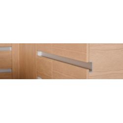 Gola vodorovný C profil – 3000 mm, černá matná