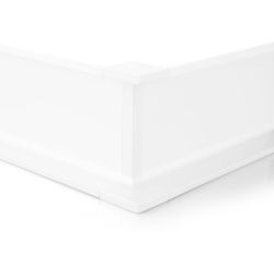 Vnější roh pro C profil ATM, bíla matná