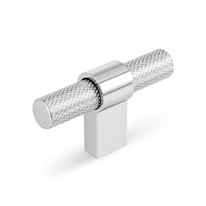 knopek Aureo, lesklý chrom