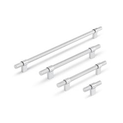 knopek Aureo, lesklý chrom