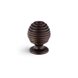 mosazný knopek Spirea, průměr 25 mm, bronz