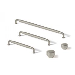 knopek Mesh S, broušený nikl