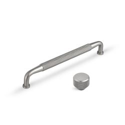 knopek Mesh S, broušený nikl