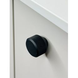 knopek Mesh S, černá matná