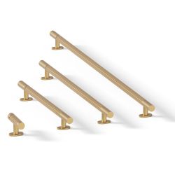 knopek Fluted, zlatá broušená