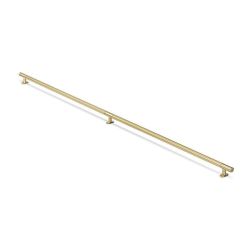 dlouhé madlo Fluted, zlatá broušená