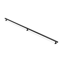 dlouhé madlo Fluted, černá matná