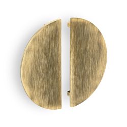 velké madlo ve tvaru půlměsíce Giro, mosaz antic brass