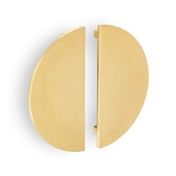 velké madlo ve tvaru půlměsíce Giro, gold brushed