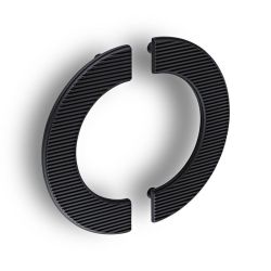 velké madlo ve tvaru půlkruhu Umiala, černá matná