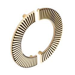 velké madlo ve tvaru půlkruhu Keneia, zlatá lesklá