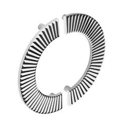 velké madlo ve tvaru půlkruhu Keneia, lesklý chrom