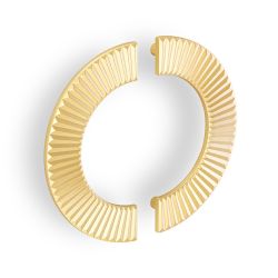 velké madlo ve tvaru půlkruhu Keneia, zlatá matná