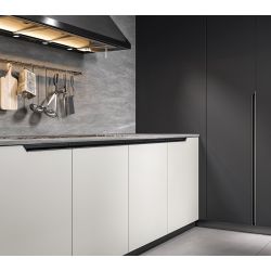 Narážecí úchytový profil Florida 200 mm, pravý, černá matná