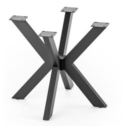 Stolní podnož DN-811D, 50x50, výška 430mm, černá matná