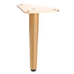 Nábytková nožička Riex GA77 zlatá broušená