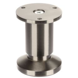 Nábytková noha Riex GA88, broušený nikl