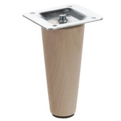 Nábytková noha Riex GW20 nelakovaný buk, 4 kusy