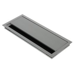 Hliníková kabelová průchodka Riex EK13 240x100 mm, eloxovaný hliník