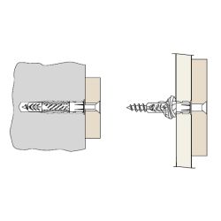 Fischer nylonová hmoždinka UX s límcem