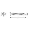 Šroub s PZ drážkou Spax, průměru 2,5 - 3,5