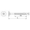 Ozdobný vrut Spax S TX drážkou průměru 4,0