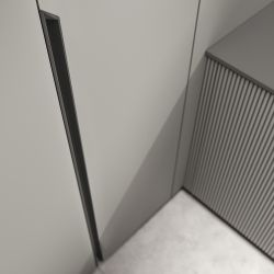 Narážecí úchytový profil Florida 1088 mm, pravý, černá matná